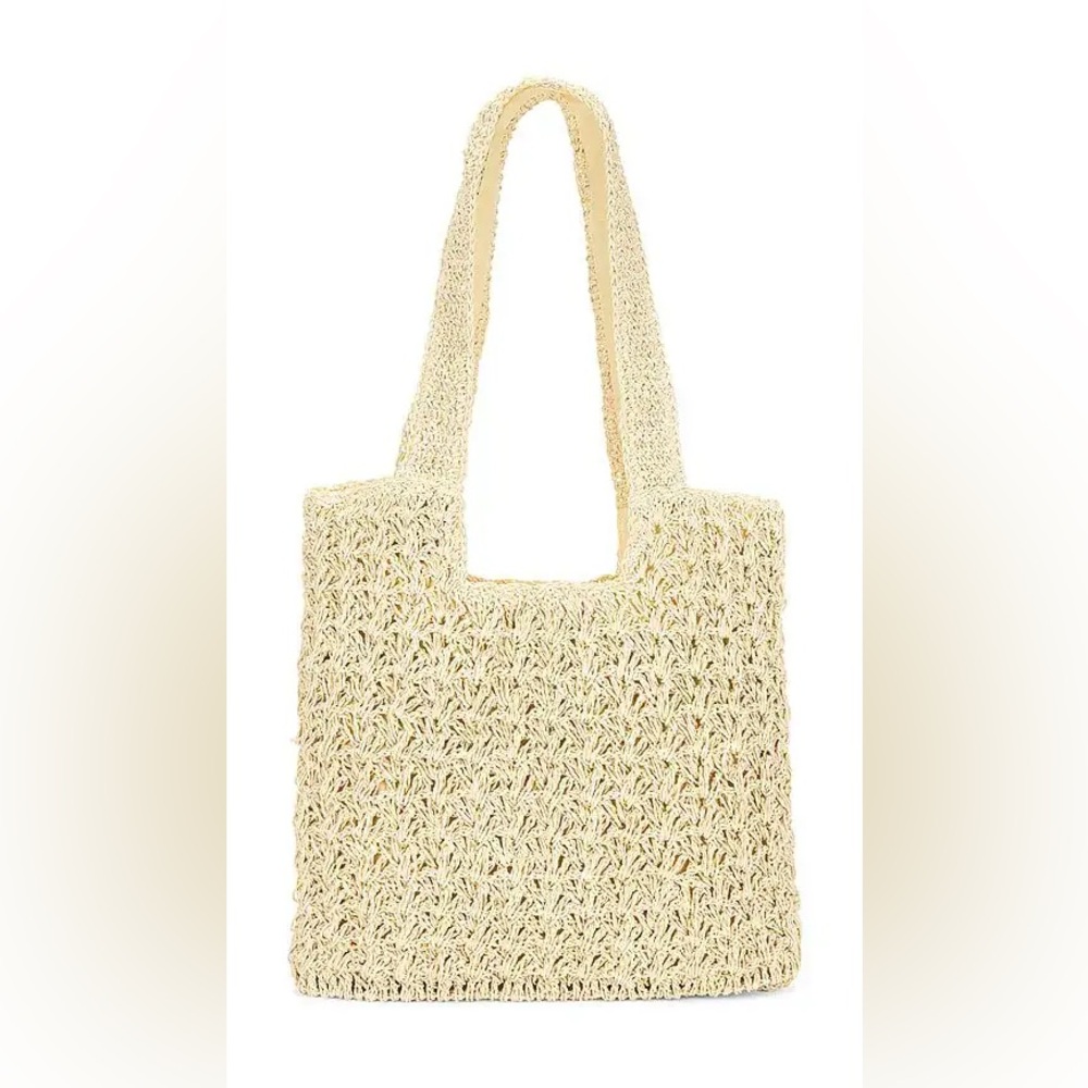 8 Other Reasons Woven Raffia Shopper Tote